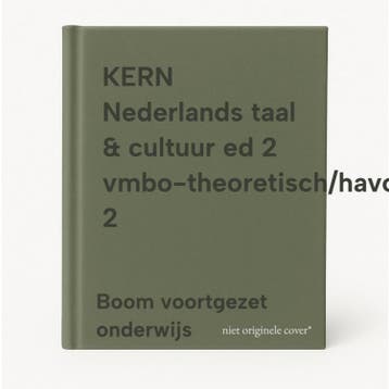 KERN Nederlands taal & cultuur ed 2 vmbo-theoretisch/havo 2, Boeken, Schoolboeken, Verzenden, Gelezen, Boom voortgezet onderwijs