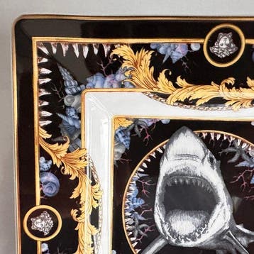Rosenthal - Versace - Plat - 14 cm Le Regne Animal Bruce Hai