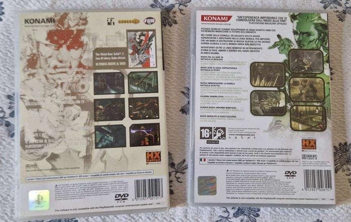 Sony - Playstation 2 (PS2) - Metal Gear solid 2 Sons of, Games en Spelcomputers, Spelcomputers | Overige Accessoires