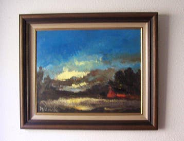Paul Permeke ( 1918 - 1990 ) - Expressionisitsch landschap., Antiquités & Art