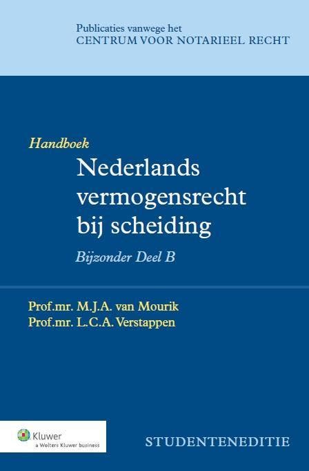Nederlands vermogensrecht bij scheiding / Bijzonder deel B, Livres, Science, Envoi