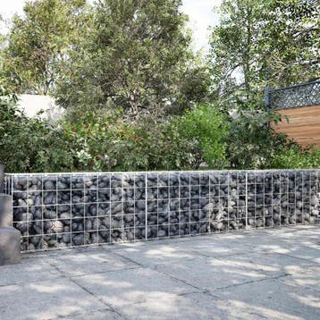 vidaXL Gabion met 3,5 mm Draad en 10x10 cm Gaas 300x100x50, Verzenden, Nieuw
