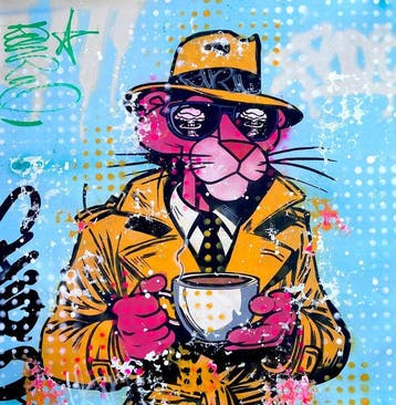 Moabit - Pink Panther X Detective Pink /Diptych/ XL