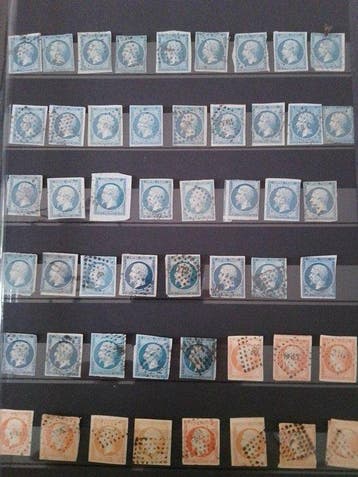 Frankrijk - Lot postzegels Frankrijk Napoléon/Cérès voor, Gestempeld