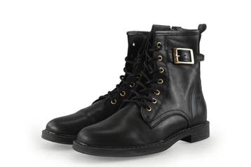 Giga Veterboots Meisjes in maat 37 Zwart, Verzenden, Jongen of Meisje, Schoenen, Zo goed als nieuw