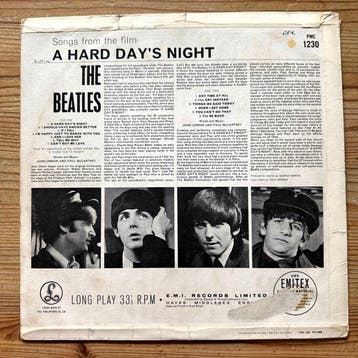 Beatles - A Hard Days Night [First 1964 UK mono pressing] -