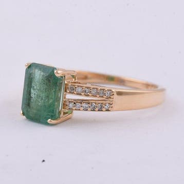 Sans prix de réserve - Bague - 14 carats Or jaune - 1.86ct., Bijoux, Sacs & Beauté