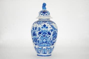 De Porceleyne Fles, Delft - H. 38cm - Vase - Faïence - CK
