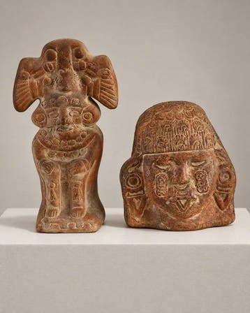sculptuur, Pre-Columbiaanse reproductie - 0 cm - Terracotta,
