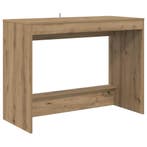 vidaXL Bed Bureau Artisanaal eiken Bewerkt hout 100 x 45 x, Verzenden, Nieuw