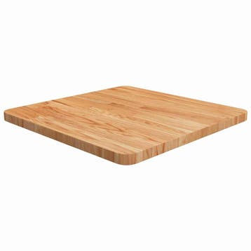 vidaXL Tafelblad vierkant 50x50x2,5cm massief eiken, Verzenden