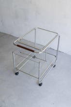Chariot de service - Verre, Métal - Structure en métal