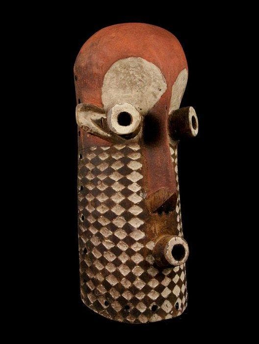 masker - Pumbu - Pende - DR Congo, Antiek en Kunst, Kunst | Niet-Westerse kunst