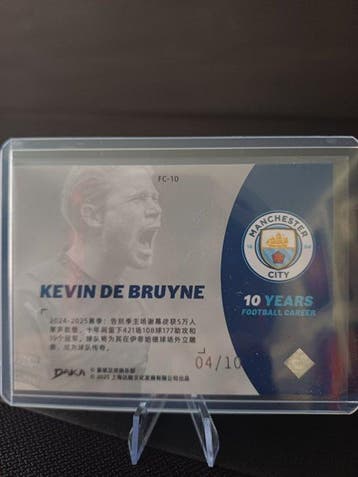 2024/25 DAKA Manchester City 10 Years Kevin De Bruyne FC-10