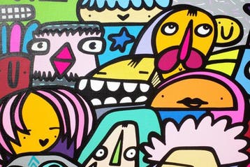 Kev Munday - Making Connections - XL Painting