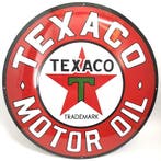 Texaco motor oil groot emaille, Verzenden, Nieuw