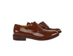 TESTONI - 8 UK - 42 IT - Vietri Derby Shoes Lux Calf Brush, Nieuw