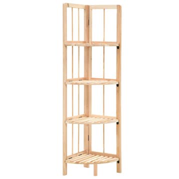 vidaXL Hoekschap 27x27x110 cm cederhout, Huis en Inrichting, Kasten | Boekenkasten, Verzenden, Nieuw