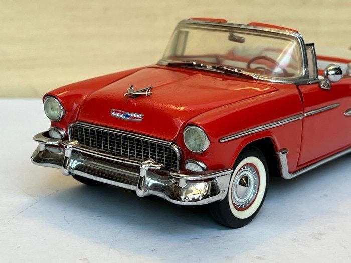 Franklin Mint 1:24 - Model cabriolet - Chevrolet Bel Air, Hobby & Loisirs créatifs, Voitures miniatures | 1:5 à 1:12