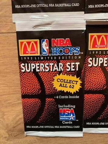 1992 NBA Hoops Michael Jordan, Larry Bird, Magic Johnson, Au