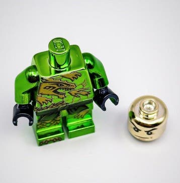 Lego Minifiguur - Ninjago - Chrome Green Ninjago Dragon, Kinderen en Baby's, Nieuw