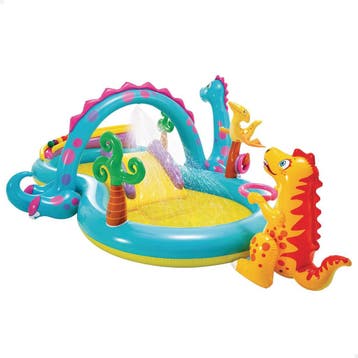 Intex Dinoland 302cm | Retour Deal | Nu 34% goedkoper!, Tuin en Terras, Verzenden, 200 tot 300 cm, Opblaaszwembad, 80 tot 120 cm