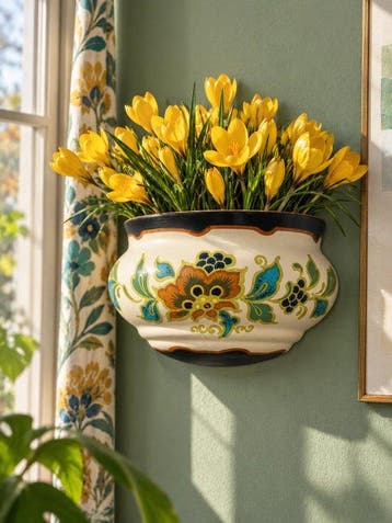 Plateelbakkerij Zuid-Holland - OUD - GOUDA - Bloempot -