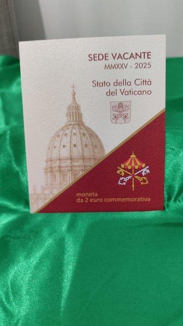 Vatican. 2 Euro 2025 Sede Vacante (Sans prix de réserve)