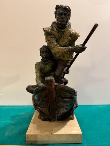 L. M. Lafuente - sculptuur, Destino o Capitan de Barco - 38