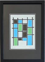 Siep Van Den Berg (1913-1998) - collage in groen en blauw