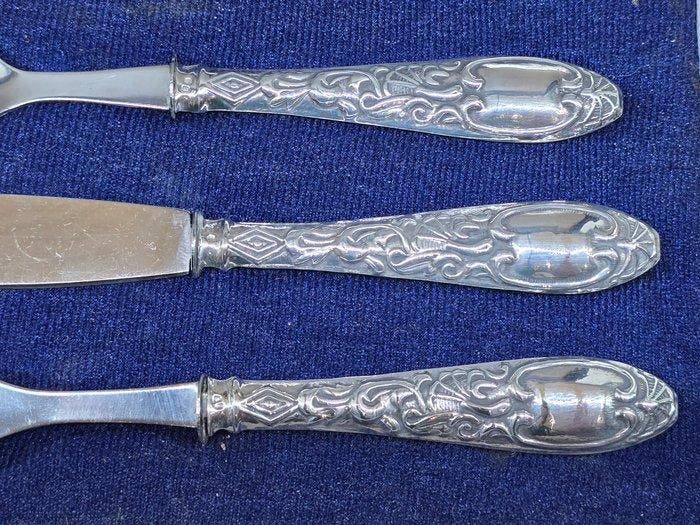 Bestekset (3) - .835 zilver, Antiek en Kunst, Antiek | Zilver en Goud