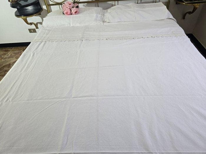 Laken (3) - 215 cm - 270 cm - Antichi corred, Antiquités & Art, Tapis & Textile