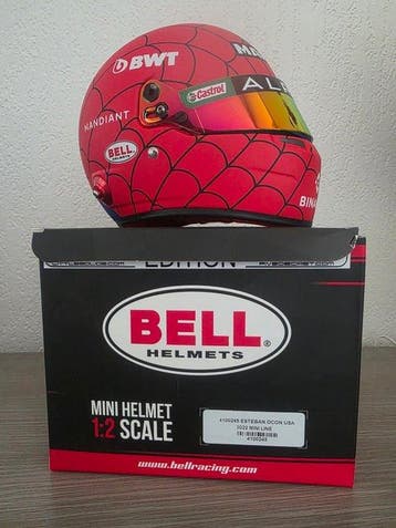 Esteban Ocon - Scale 1/2 helmet, Nieuw