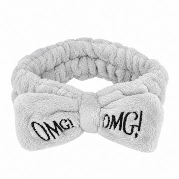 Make-Up Haarband – Teddy met Strik – Grijs, Nieuw