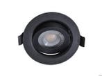 Veiling - 50x 4.9W SMD LED Inbouwspot 4000K zwart met lens, Nieuw