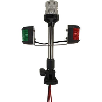 Navigatieverlichting Set 26cm Klapbaar Rvs Tot 12m, Sports nautiques & Bateaux, Instruments de navigation & Électronique maritime