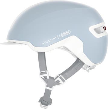 Fietshelm ABUS HUD-Y pure aqua L - 57-61 cm - blauw -, Fietsen en Brommers, Verzenden, Zo goed als nieuw, Abus