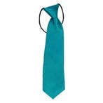 Fako Fashion - Kinderstropdas - Effen - Elastiek - Turquoise, Verzenden