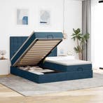 vidaXL Ottoman bed met matrassen 180x200cm fluweel, Verzenden, Nieuw