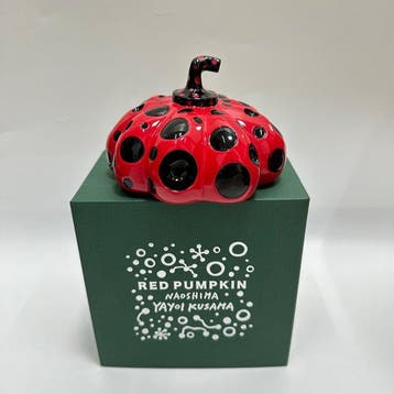 Yayoi Kusama (1929) - sculptuur, Red Pumpkin - 8.5 cm - Hars, Nieuw