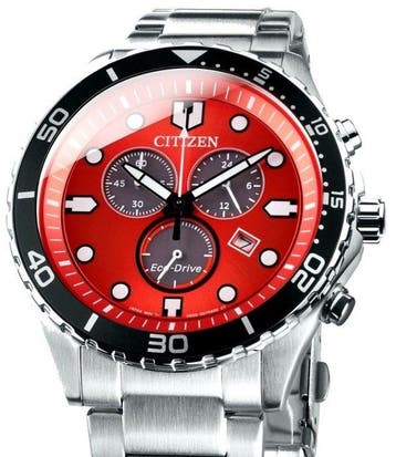 Citizen - NO RESERVE PRICE - SPORT Chrono Rosso Ferrari -, Nieuw