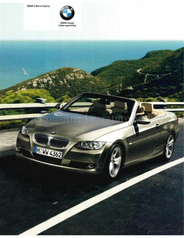 2008 BMW 3 SERIE CABRIOLET BROCHURE NEDERLANDS, Nieuw