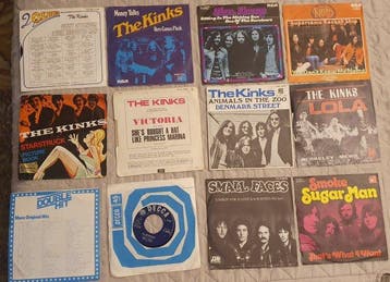 Small Faces, The Kinks, Smoke - 12 x 7 singles 45RPM -, Nieuw in verpakking