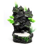 Rots met planten en zandwaterval OS-312 - aquarium decoratie, Ophalen of Verzenden