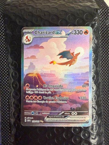 Pokémon - 1 Card - Dracaufeu 199/165 Foil, Illustration, Nieuw