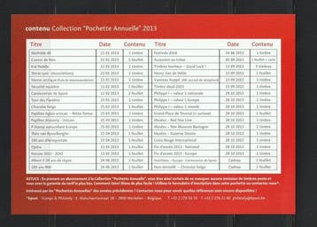 België 2013 - Jaaralbum zoals uitgegeven door Bpost met, Timbres & Monnaies, Timbres | Europe | Belgique