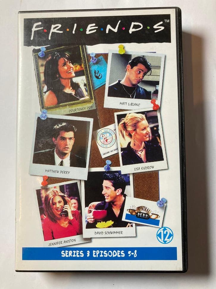 FRIENDS SERIE 3 EPISODES 5 - 8 (VHS), Cd's en Dvd's, VHS | Film, Gebruikt