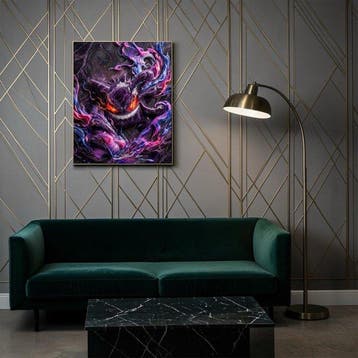 Naro - Canvas [L] - LAgguato di Gengar di Marmo, Nieuw