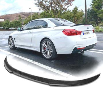 AILERON BECQUET BMW SÉRIE 4 F33 F83 CABRIO LOOK M4 NOIR BRIL, Verzenden