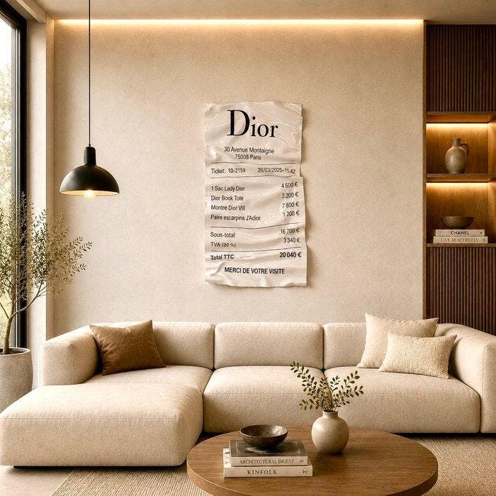 Soyz Bank (1988) - Dior Ticket, Antiquités & Art, Art | Objets design